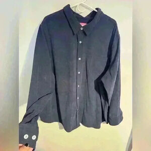 Women’s within blue button up shirt 3X